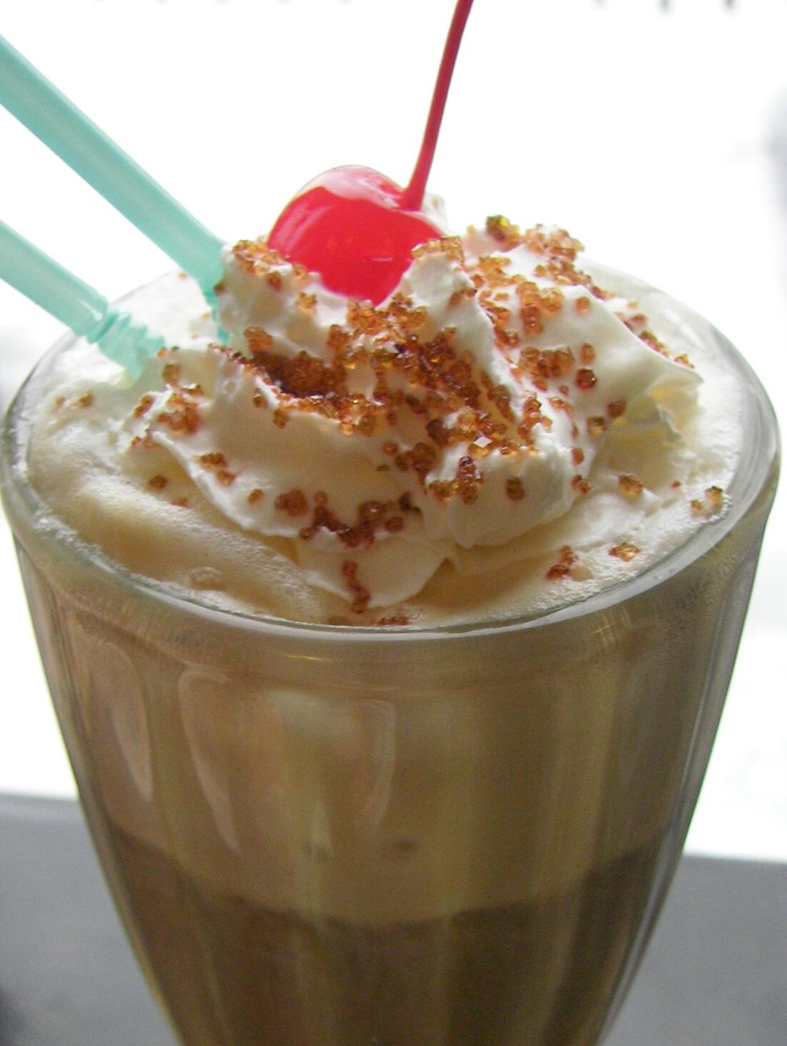  Get ready to cool off with a Coffee Ice Cream Soda!