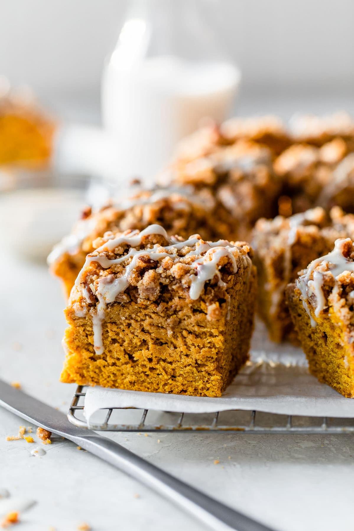  Get ready to fall in love with this delicious pumpkin coffee cake recipe.