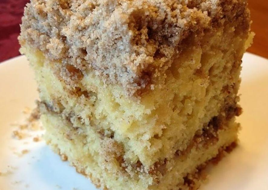  Get ready to indulge in the aroma of freshly baked coffee cake with a hint of cinnamon
