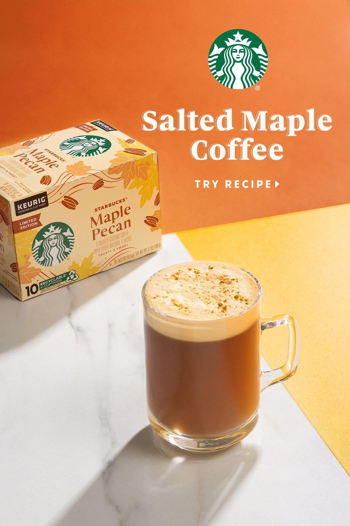  Get ready to indulge in the goodness of maple and caramel flavors.