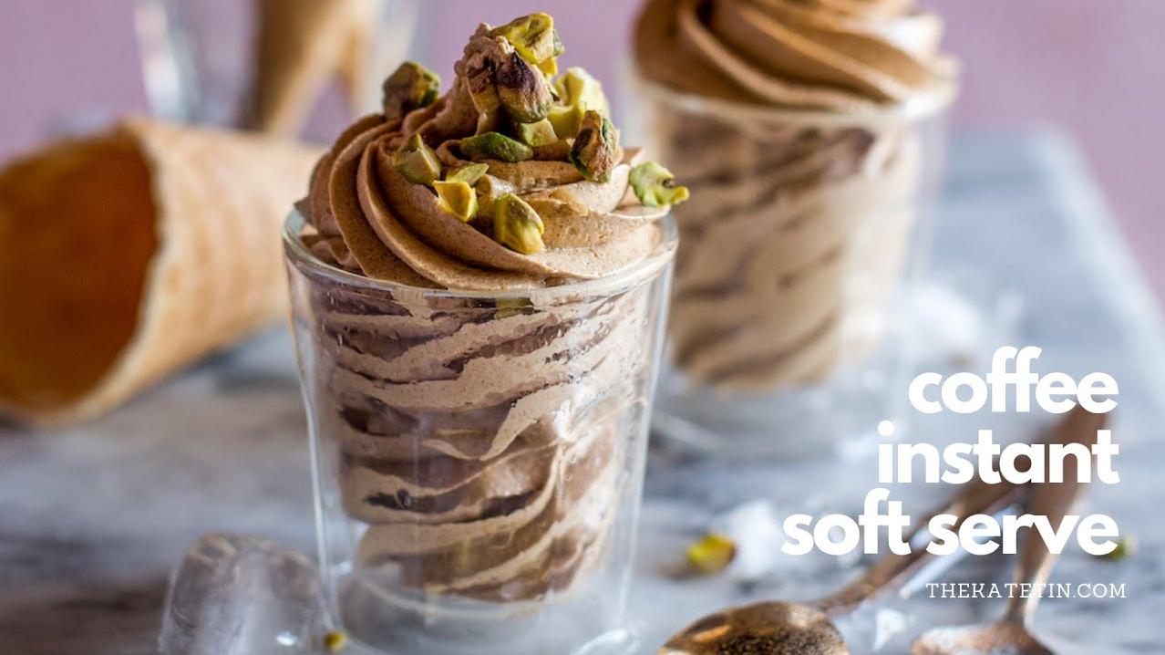  Get ready to swoon over the perfect coffee ice cream swirls.