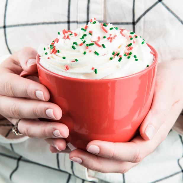  Give the gift of warmth and comfort with a cup of Christmas coffee.