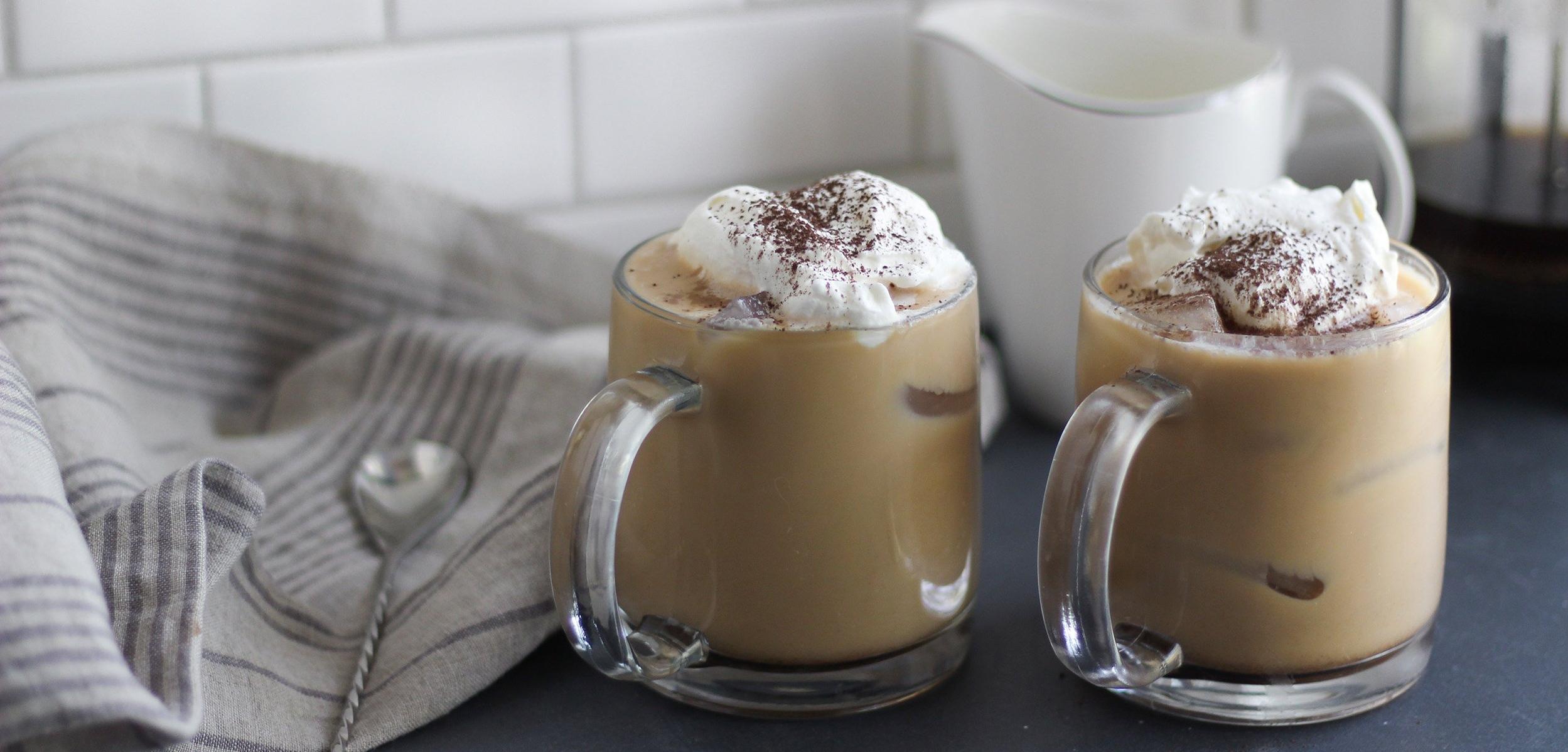  Give your coffee a little something extra with a splash of Irish cream.