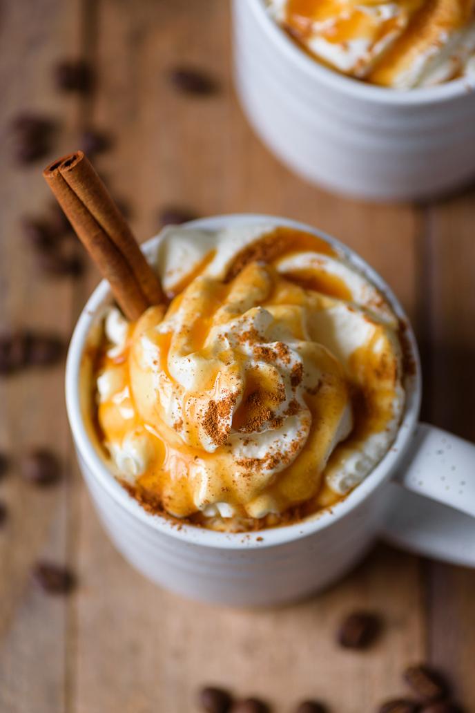  Give your taste buds a spicy shock with cinnamon spiced coffee.