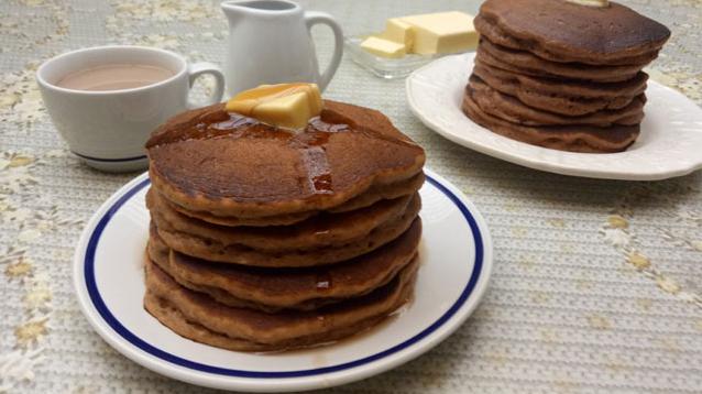  Give your traditional pancake recipe a coffee-infused twist.