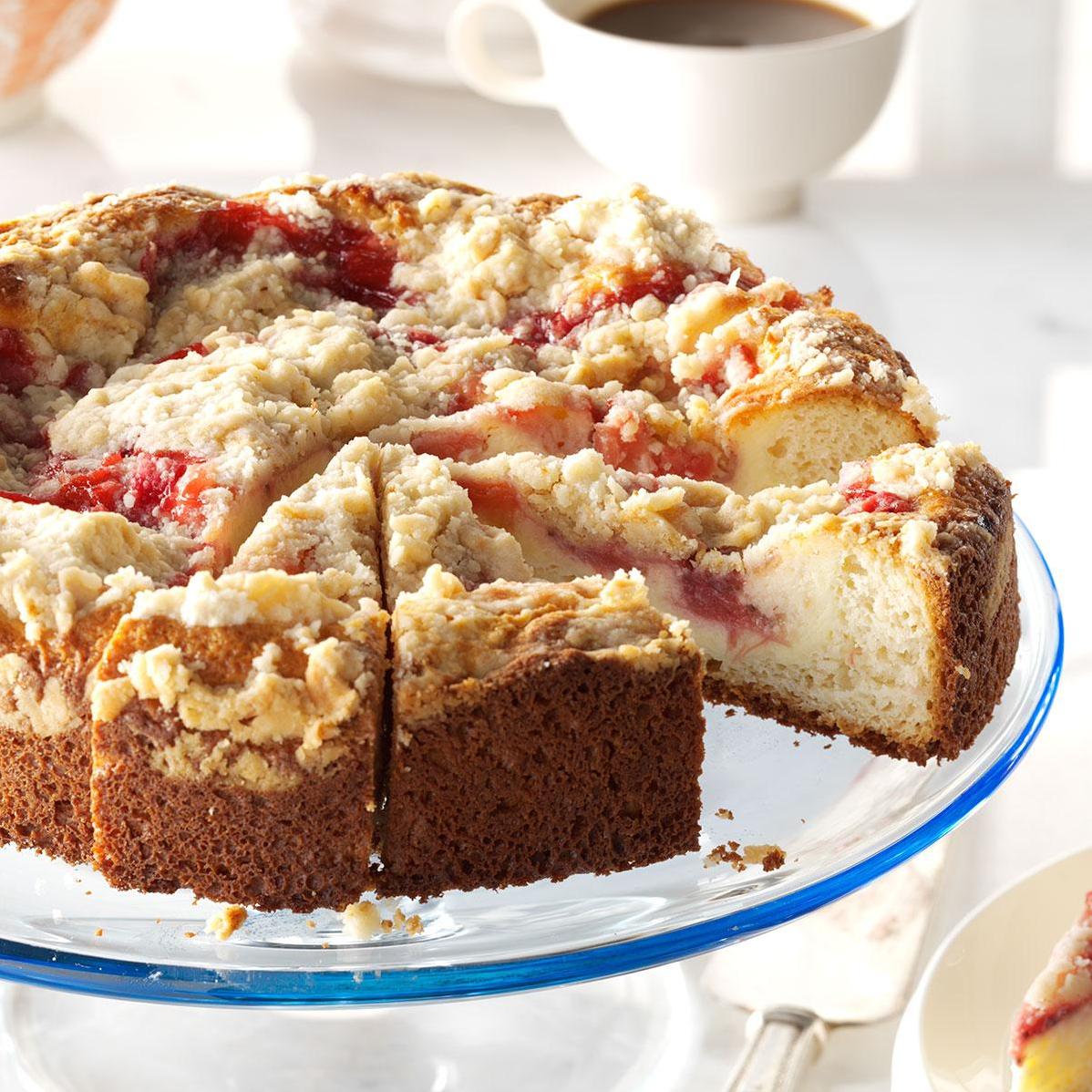  Give yourself a reason to wake up early with a warm slice of coffee cake.