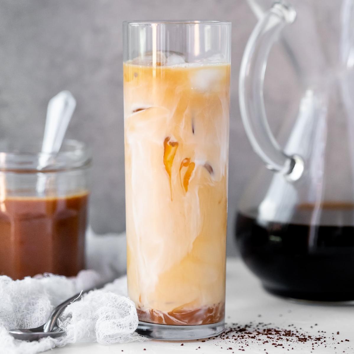  If you're a fan of coffee and caramel, this drink is pure perfection.