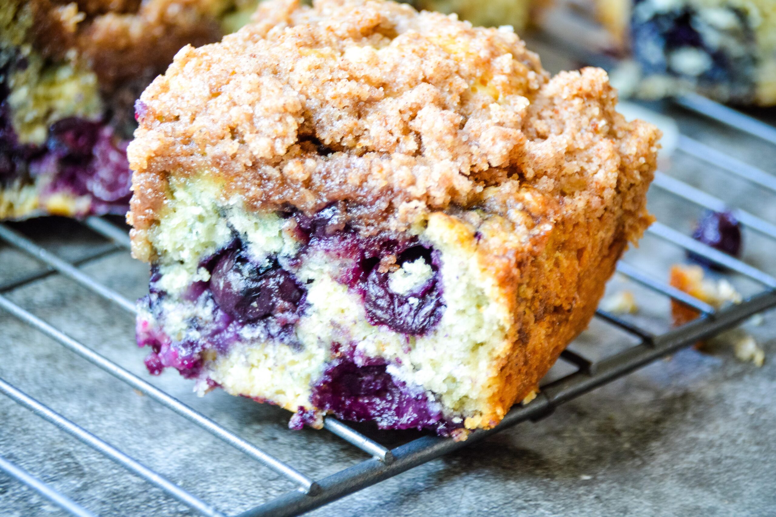  Imagine waking up to the sweet aroma of freshly baked blueberry coffee cake. 😍