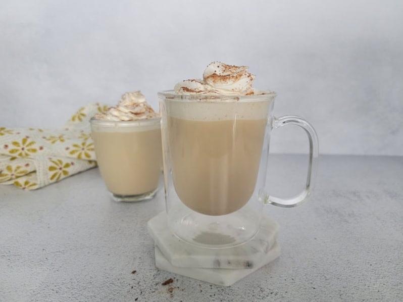  Imagine walking through a winter wonderland while sipping on this creamy delight