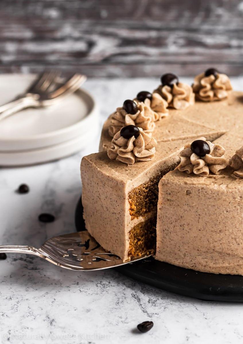  Indulge guilt-free with a slice of this sugar-free coffee cake!