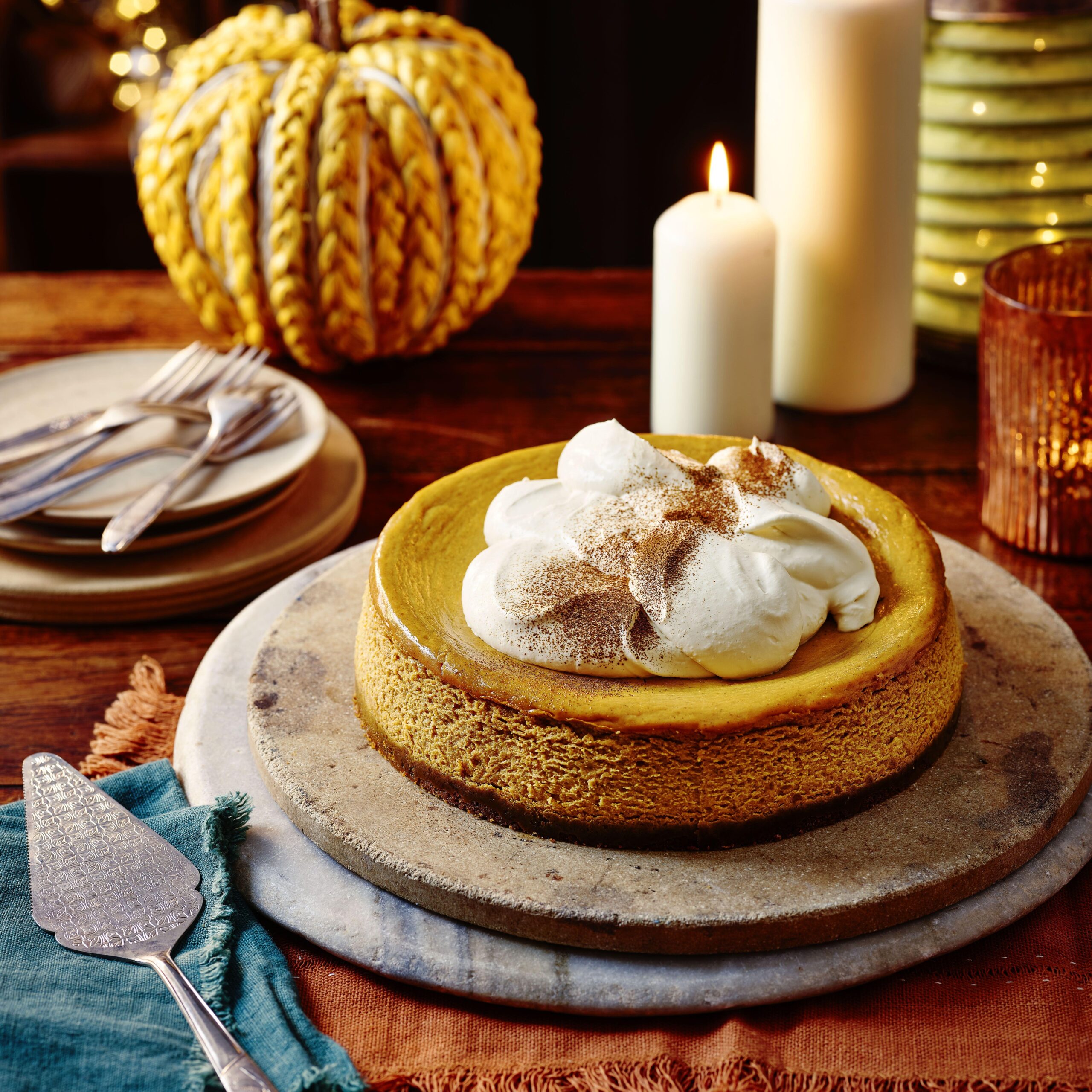  Indulge in all the fall flavors with this creamy pumpkin cheesecake latte.
