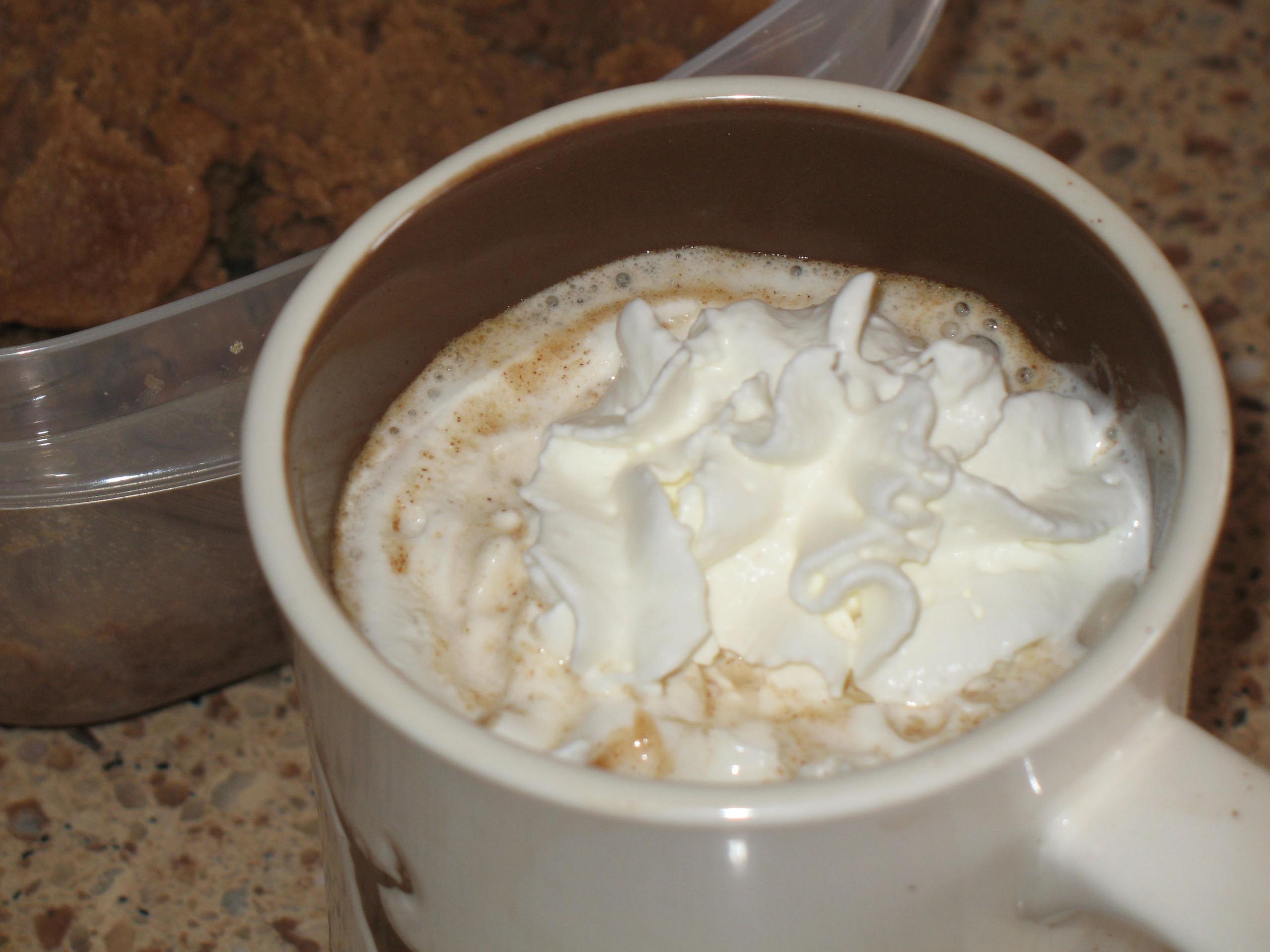  Indulge in comfort with every sip of this delightful hot buttered coffee.