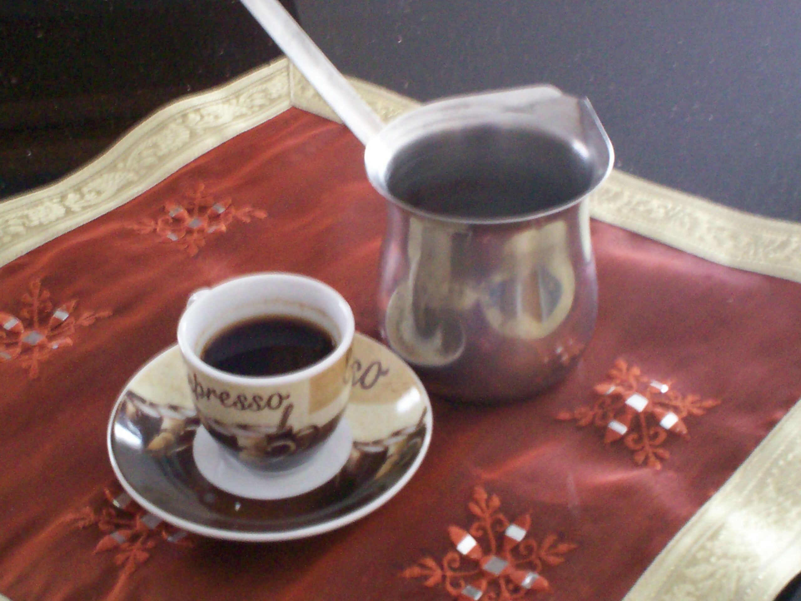  Indulge in the rich and ancient flavors of Turkey with a cup of traditional Turkish coffee.
