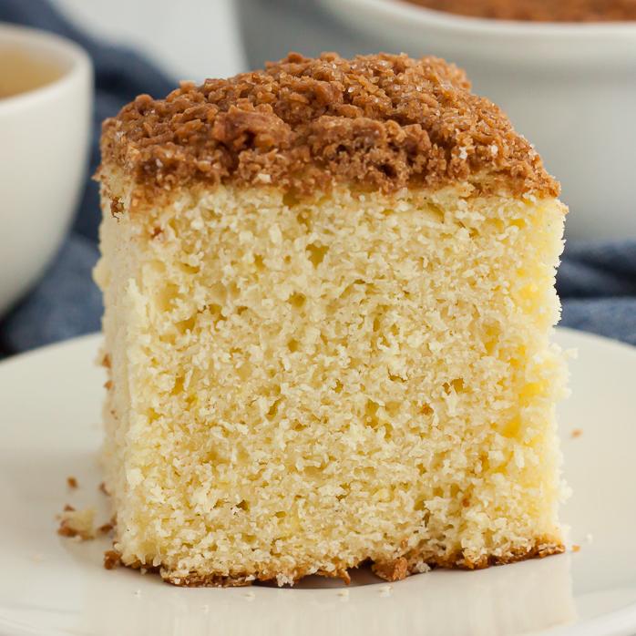  Just a few simple ingredients come together to create this delicious coffee cake.