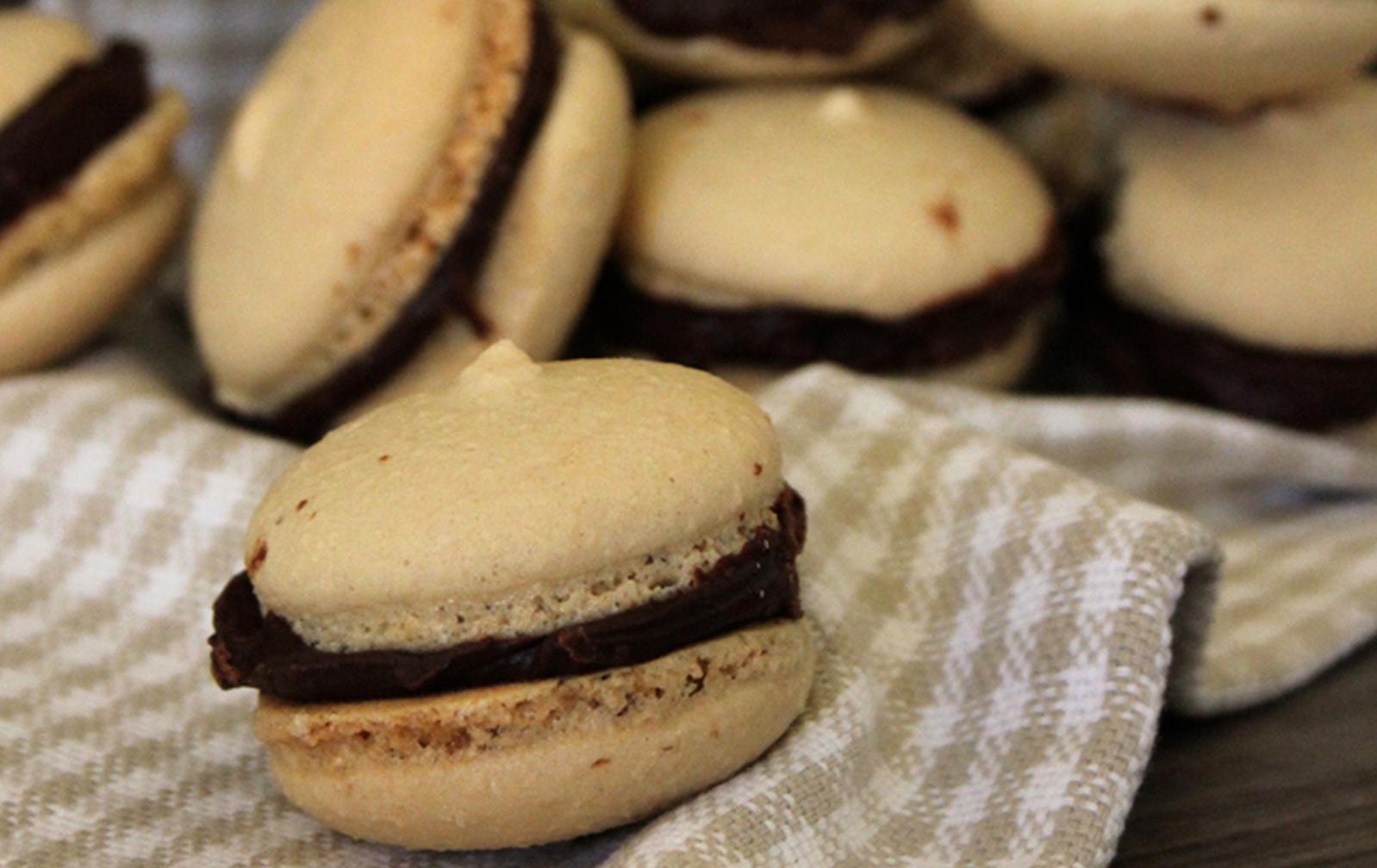  Just one bite of these Gluten Free Coffee Macaroons will transport you to a coffee shop in Paris.