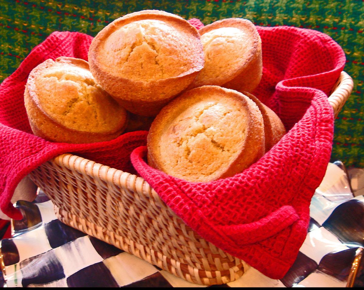  Just wait until you smell these coffee-scented cornbread muffins!