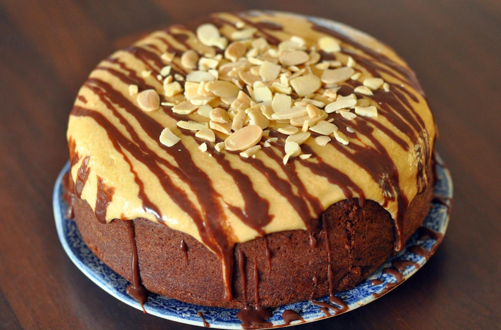  Layers of chocolate and almond goodness.