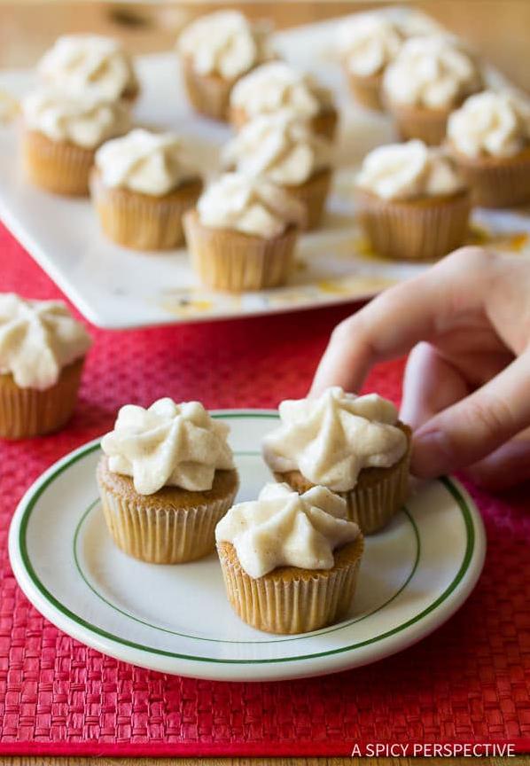  Let the aroma of chai spices fill your kitchen as you bake these cupcakes.
