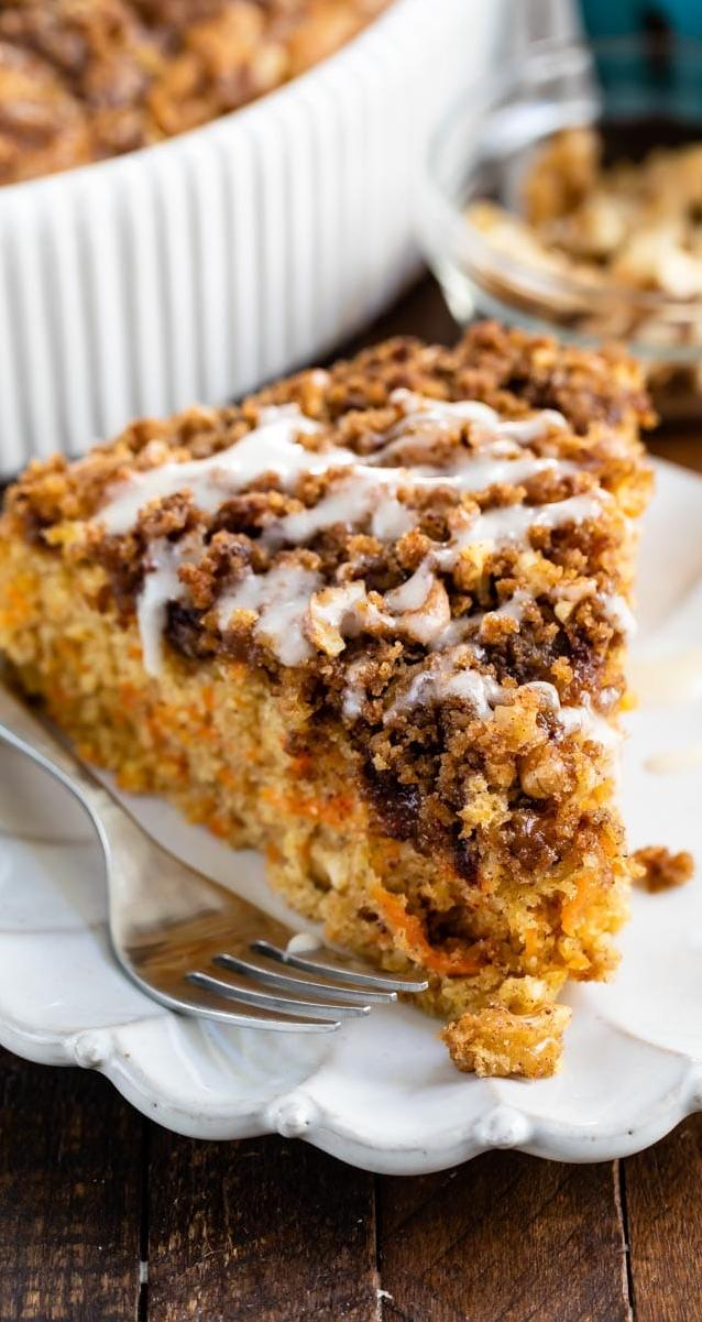  Let the aroma of coffee and cinnamon fill your kitchen as you bake this delicious cake.