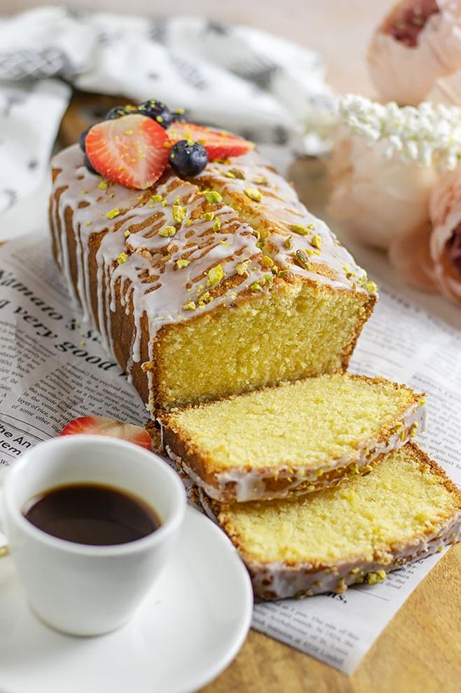  Life is short, enjoy a slice of this heavenly pound cake