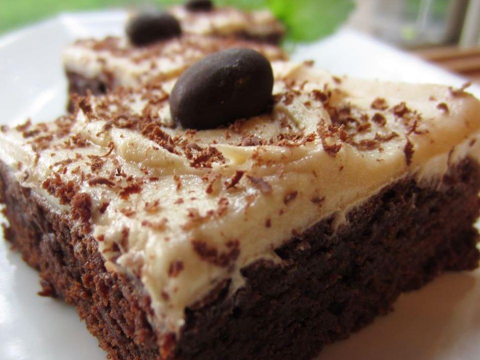  Looking for a rich and caffeine-loaded dessert? Try these mocha brownies with coffee frosting.