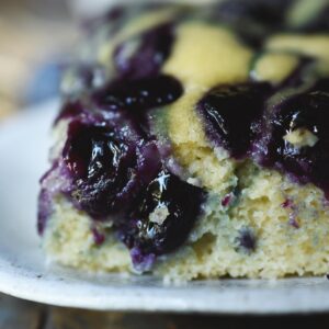 Low Carb Blueberry Coffee Cake