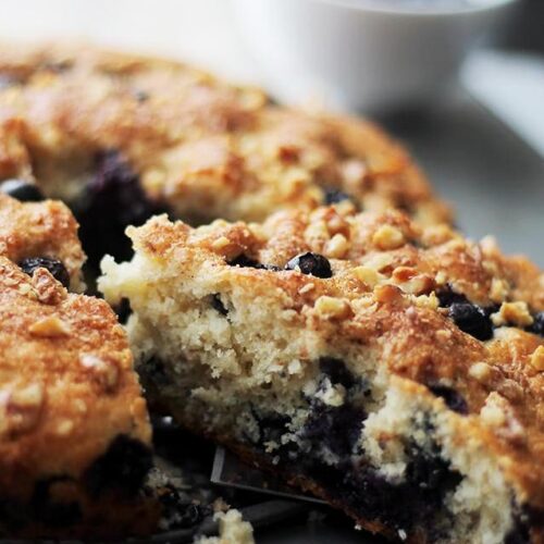 Low-Fat Blueberry Coffee Cake