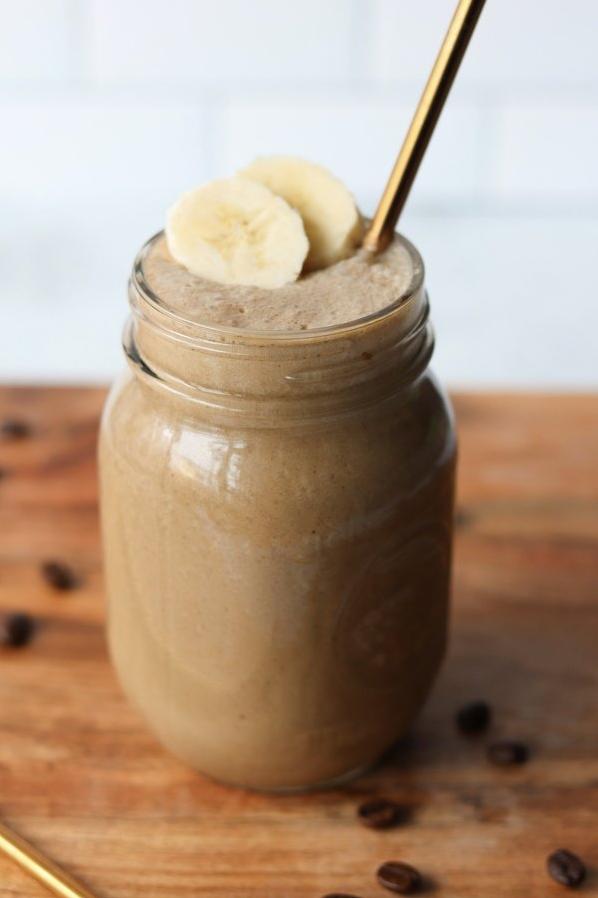 Low Fat Coffee Banana Smoothie