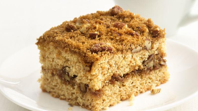 Indulge guilt-free with this scrumptious low-fat coffee cake