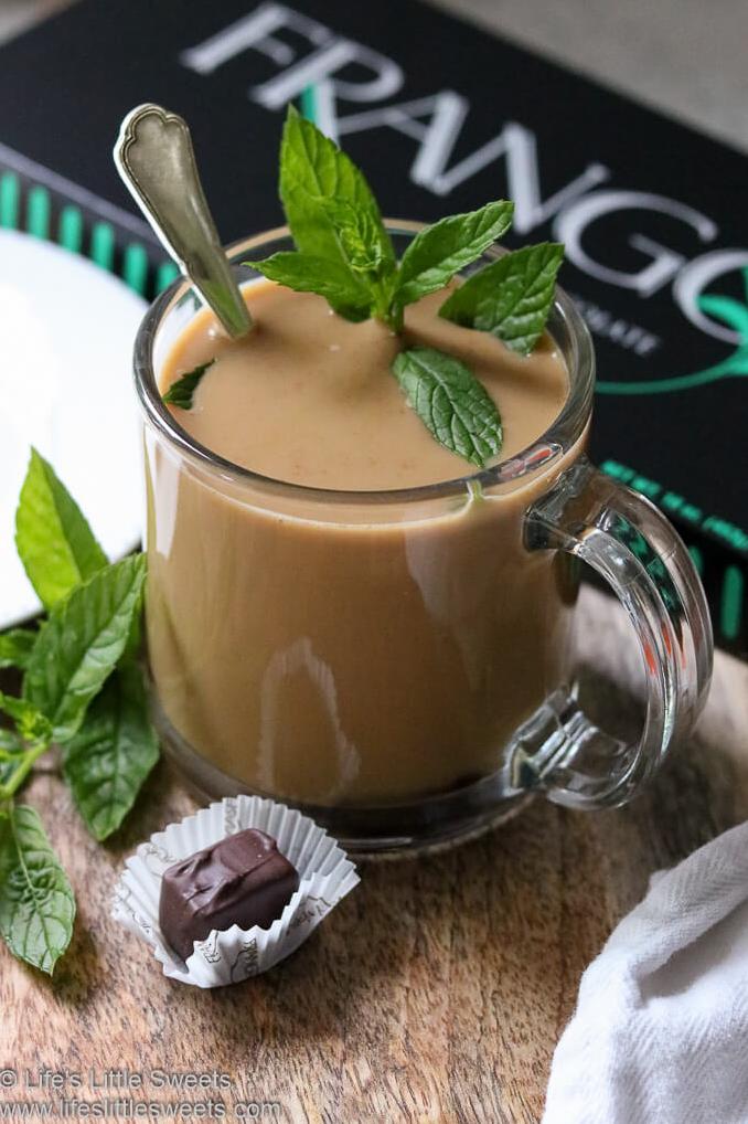  Minty freshness meets the boldness of coffee in this delicious drink
