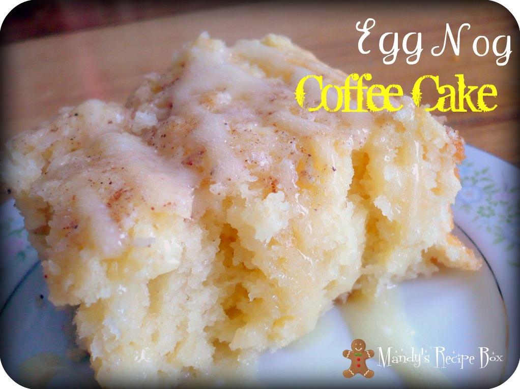  Moist and fluffy, this eggnog coffee cake is the