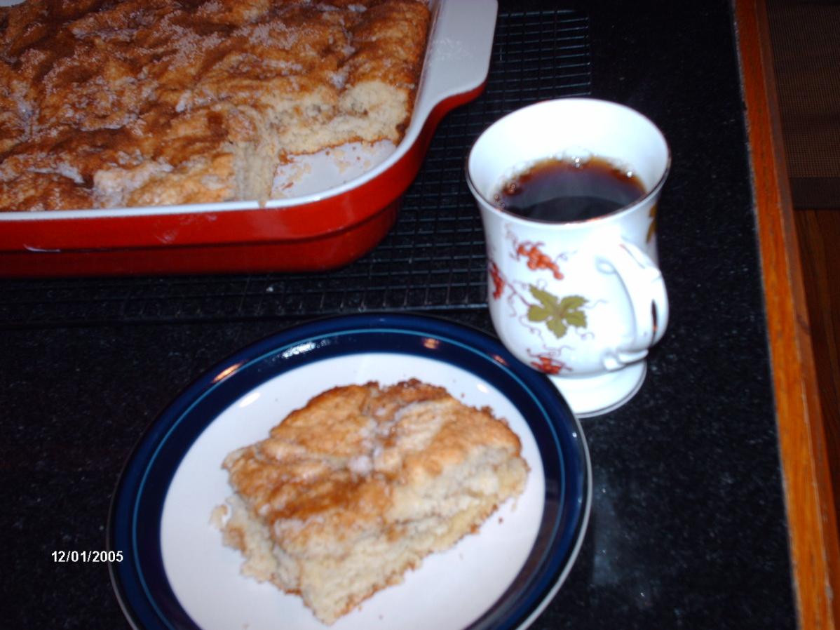  Moist, rich and delicious with a fluffy texture – it's Shanna's coffee cake!