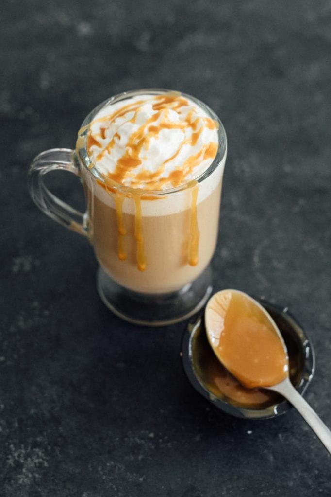  Need a little pick-me-up? This Caramel Irish Cream Coffee will do the trick.