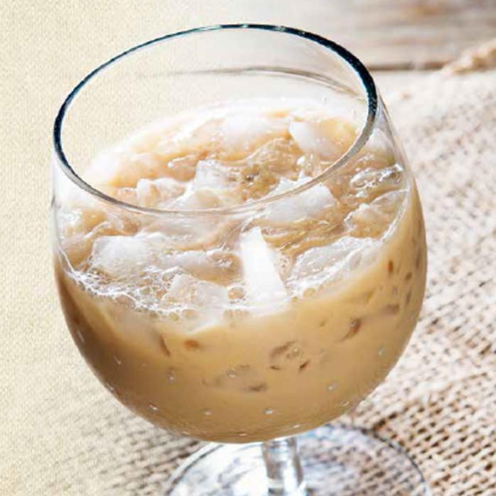  Nothing beats sipping on an iced coffee cocktail during warm weather.