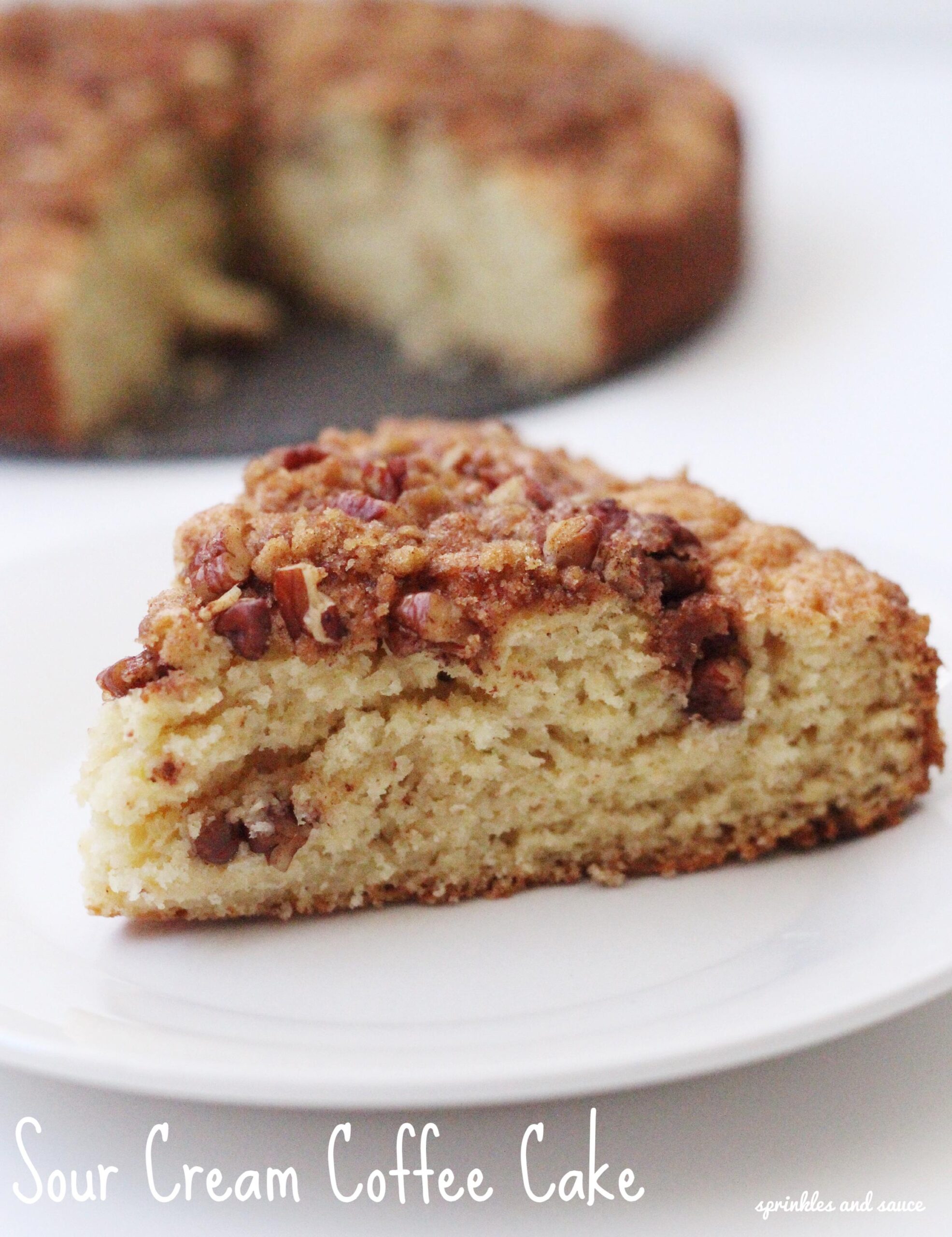  One bite and you'll be hooked on this Brown Butter Ginger and Sour Cream Coffee Cake.