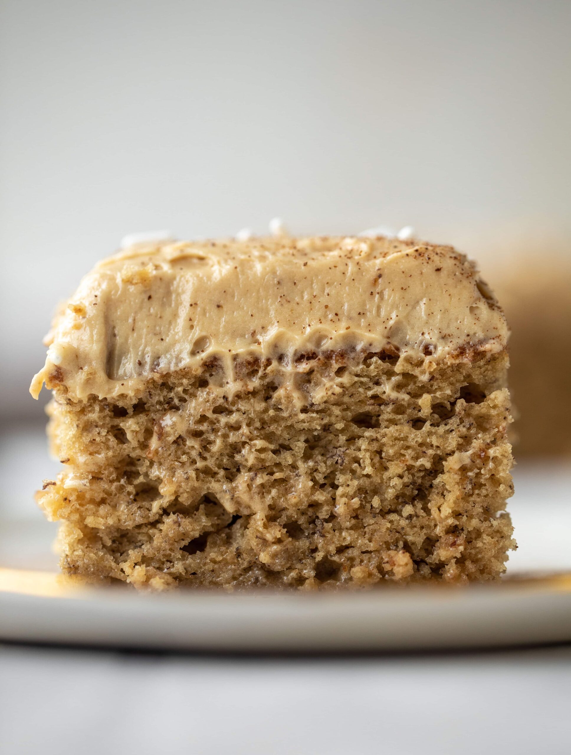  One bite and you're hooked: coffee and banana sponge cake