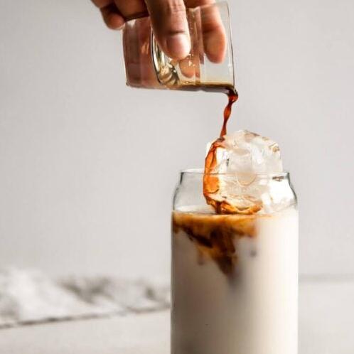  Our Iced Espresso Latte is the ultimate balance of bold espresso and creamy milk, served over ice.
