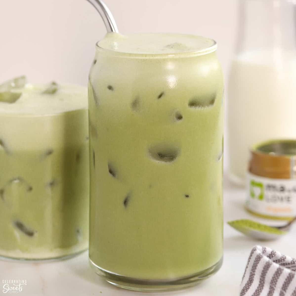  Our Iced Matcha Latte is as beautiful as it is delicious.