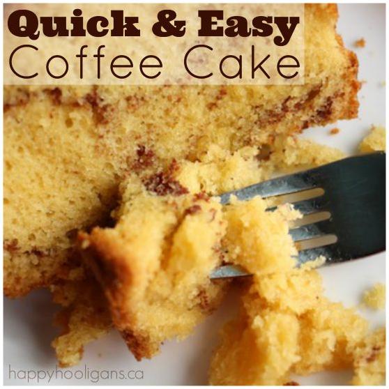 Delicious and Moist Coffee Cake Recipe