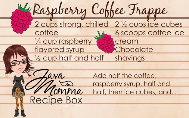 Raspberry Coffee Frappe