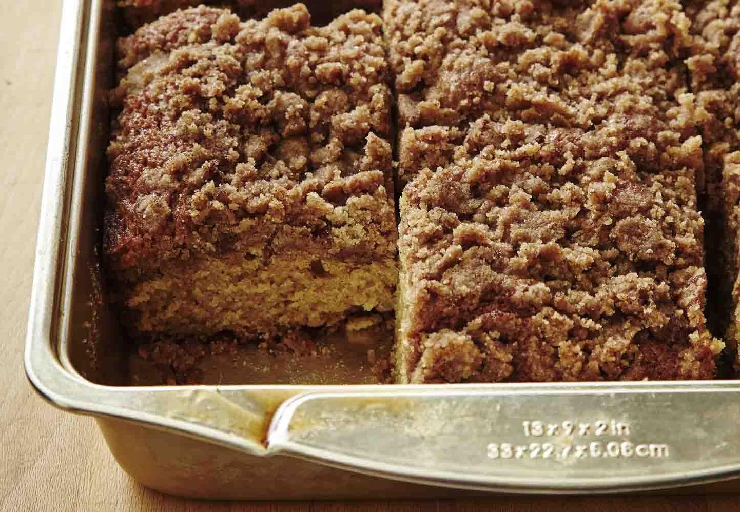  Satisfy your sweet cravings with a slice of this old-fashioned coffee cake