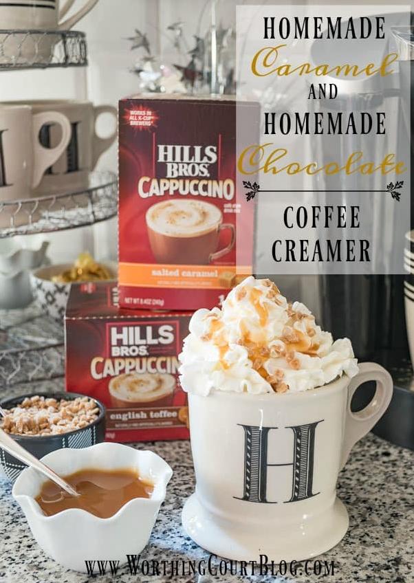 Satisfy your sweet tooth and elevate your morning coffee with this toffee temptation creamer!