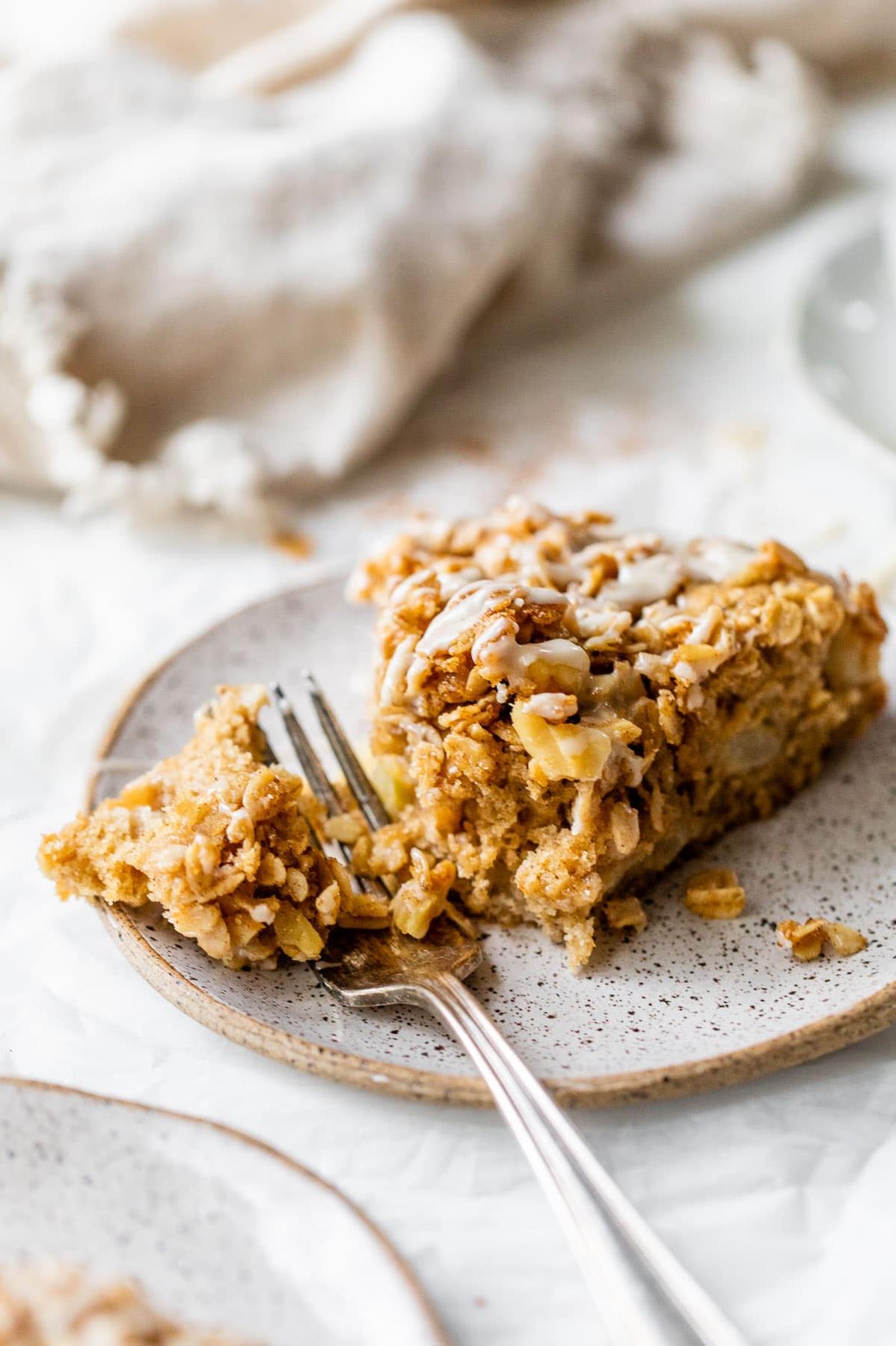  Savor each bite of this delicious and healthy apple coffee cake!