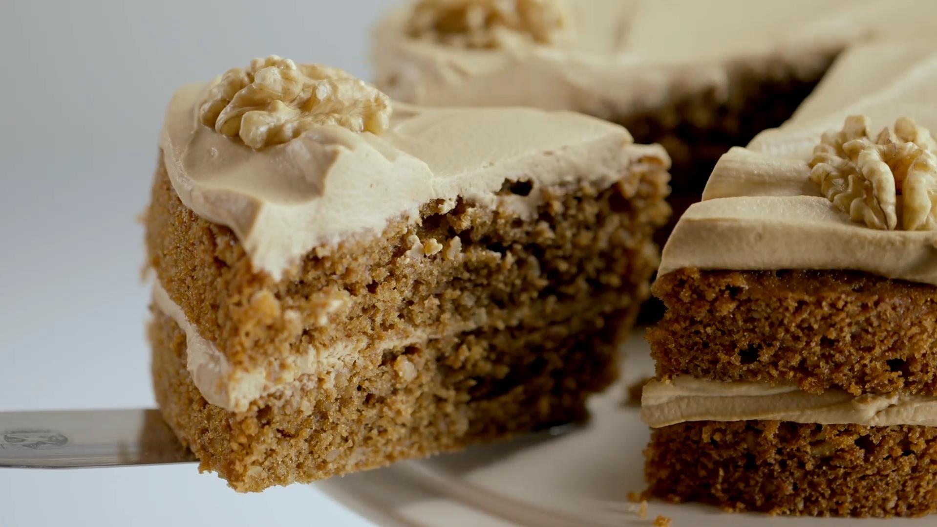  Savory black walnuts and coffee are the stars of this deliciously rich and moist cake.