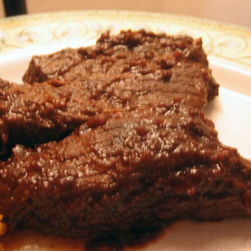 Short Ribs Braised in Coffee Ancho Chile Sauce