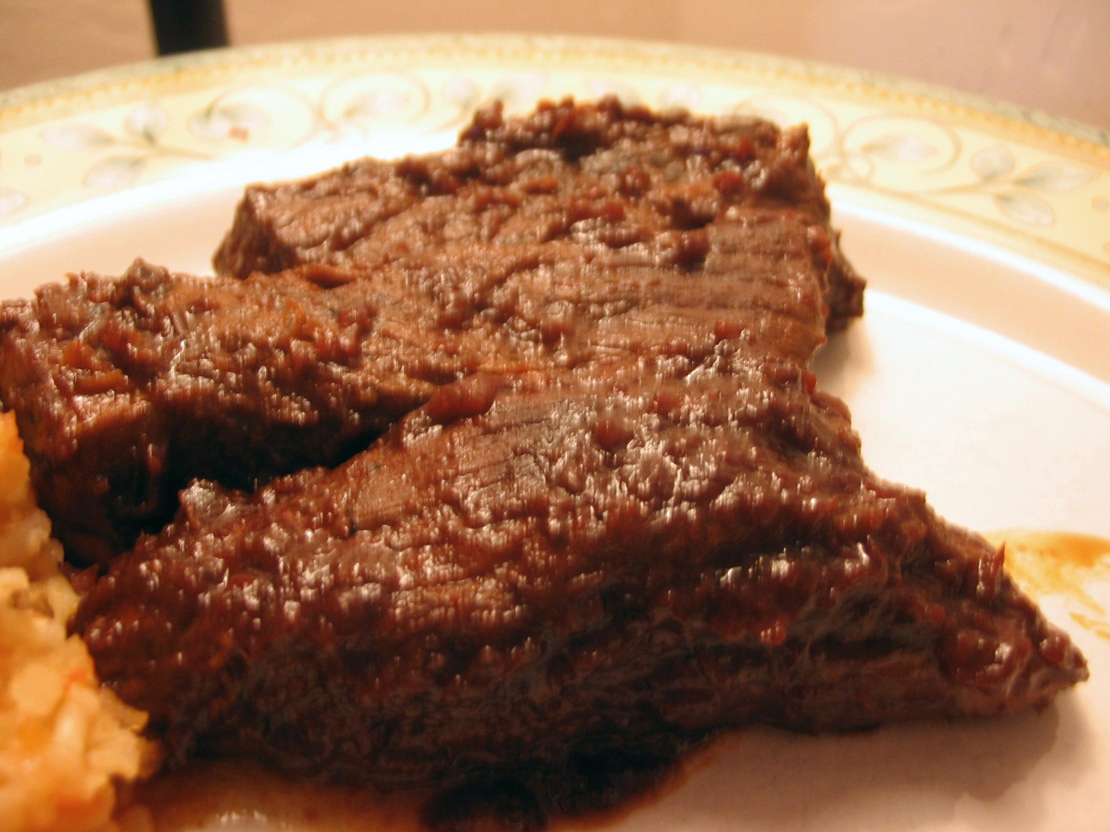 Delicious Short Ribs Braised in Coffee Ancho Chile Sauce