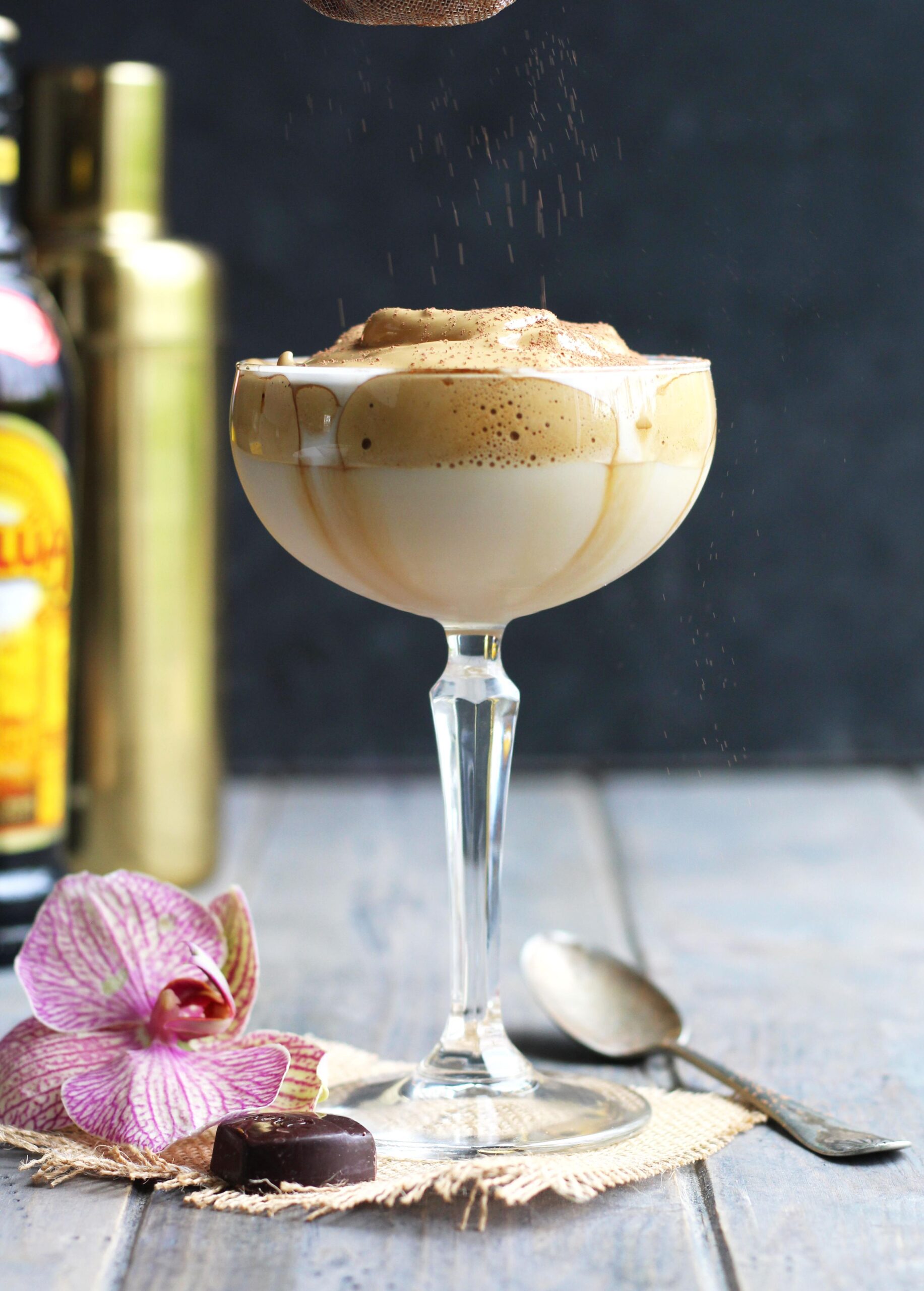  Sip in style with our whipped coffee martini!