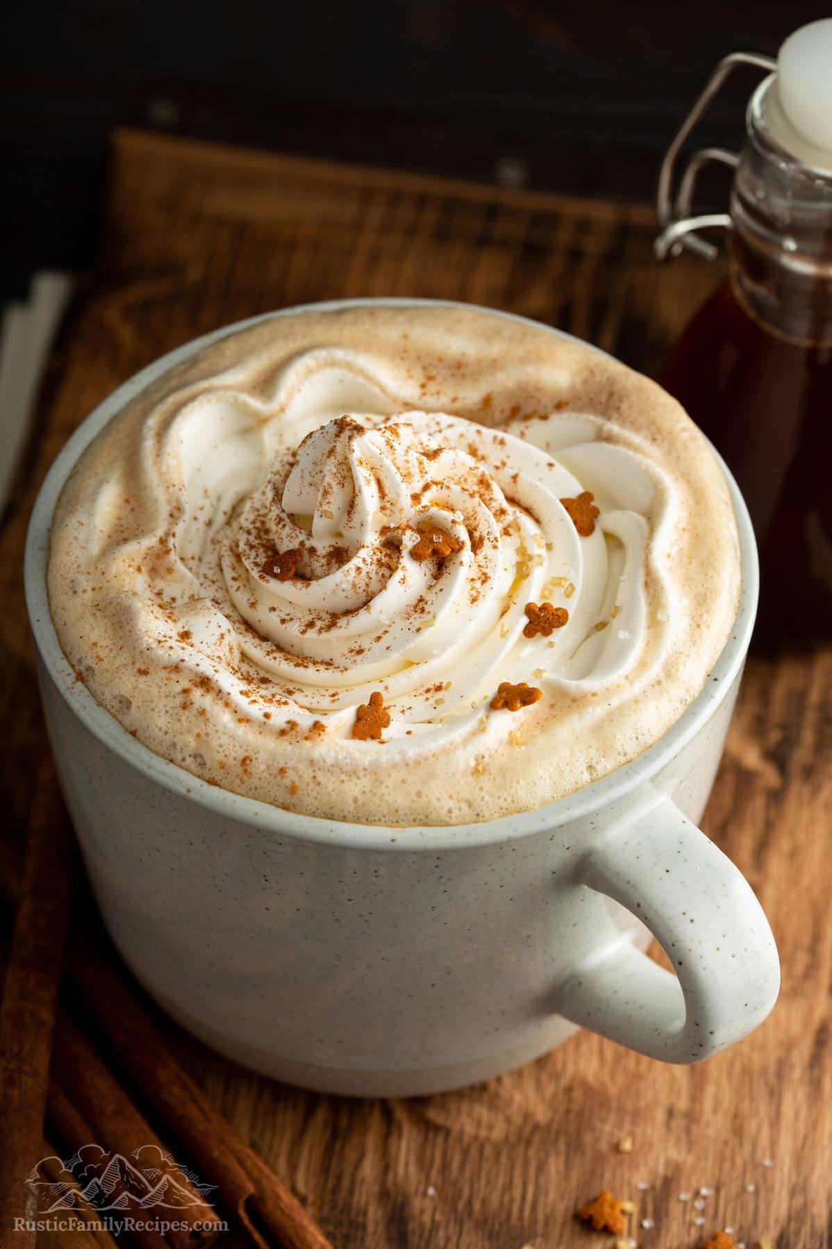  Sip it slow, savor the gingerbread goodness!