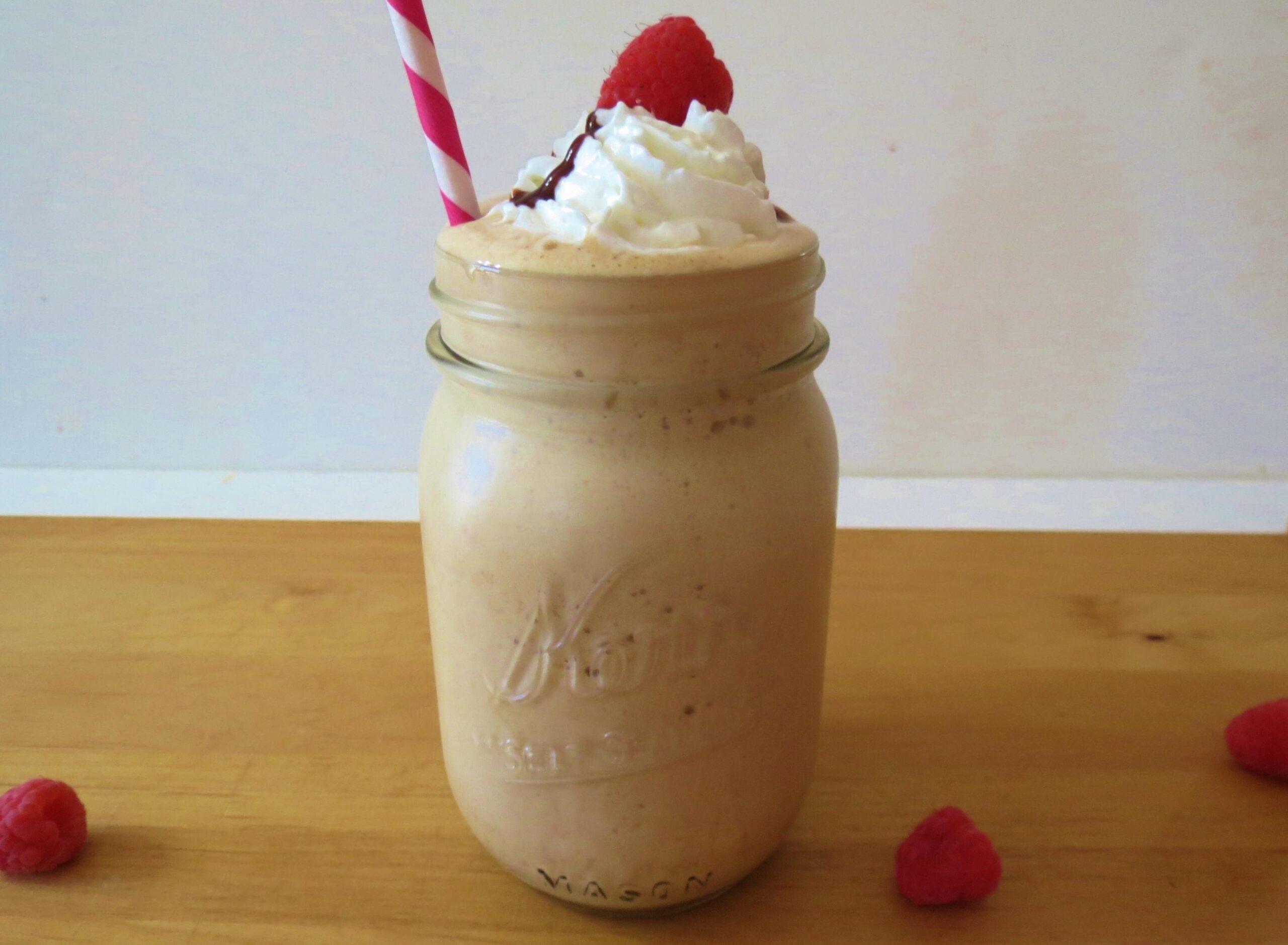  Sip on summer with this irresistible raspberry-coffee frappe.