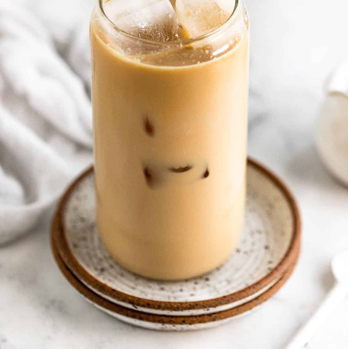  Sip on this chilled latte to help you power through the afternoon slump.